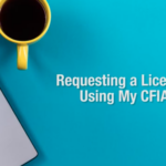 Requesting a licence using my CFIA