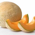 Cantaloupe cut