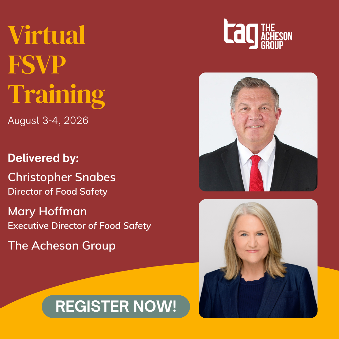 FSVP Training Aug 3-4, 2026